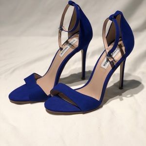 Blue Steve Madden Sandal heel 5in heel